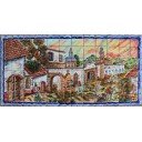 Mexican Talavera Mural Andres Pueblo 11